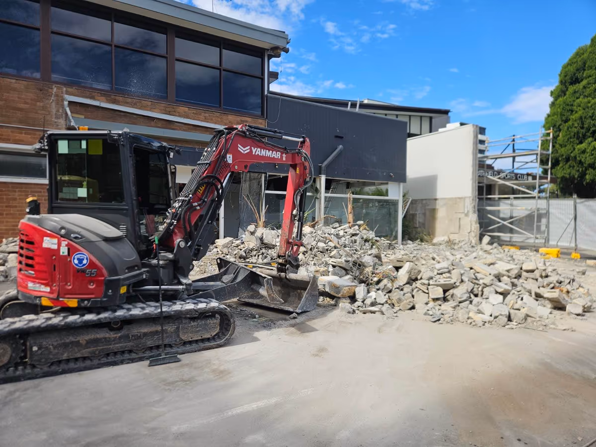 Construction debris removal