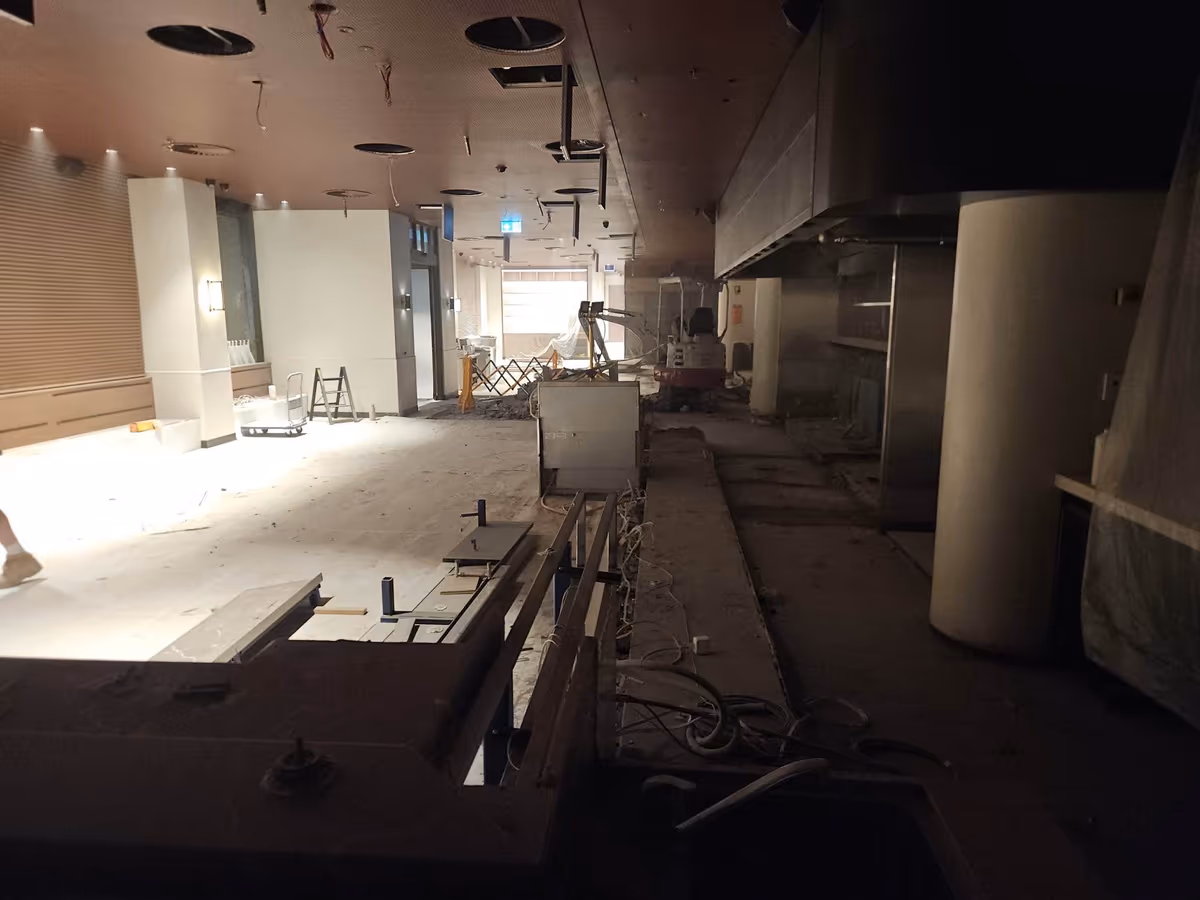 Strip out project in progress