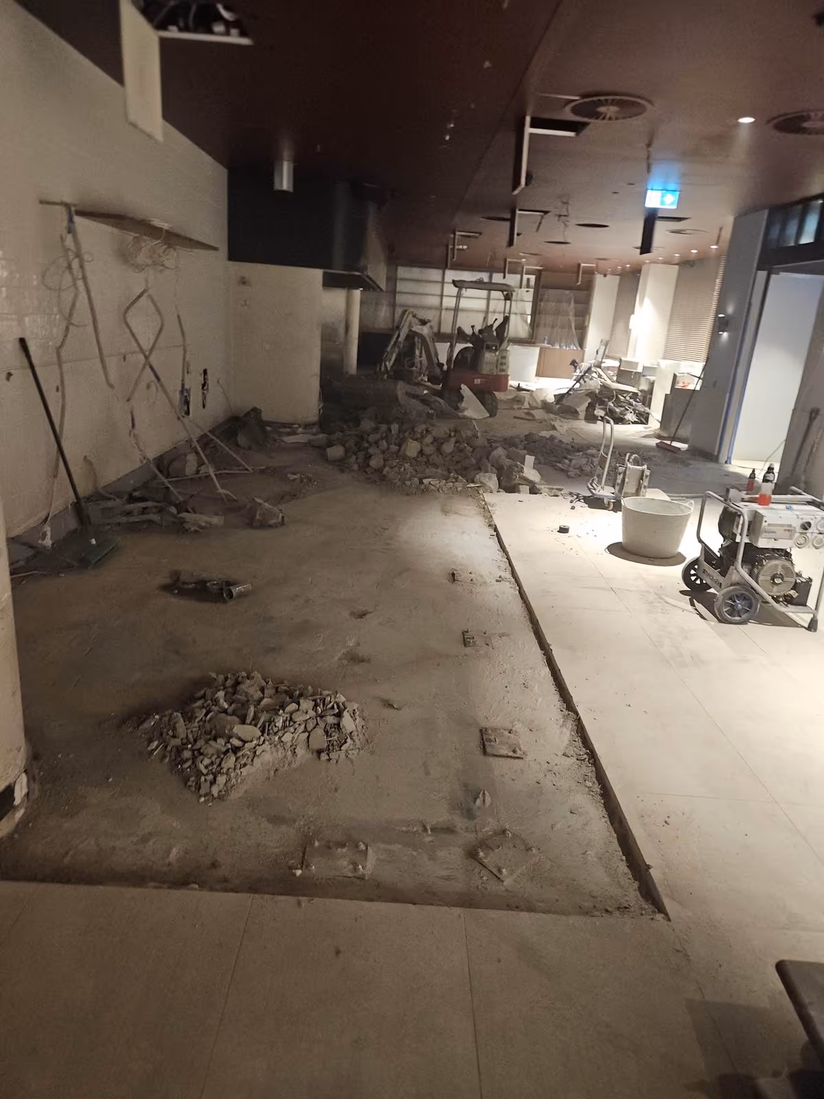 Commercial demolition site Sydney